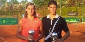 David Pérez, actual campeón de España Junior, logra su primer título ATP en Gandía. david perez juan arauzo